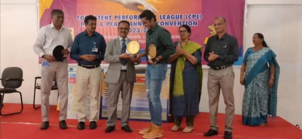 Honored for Best Performance